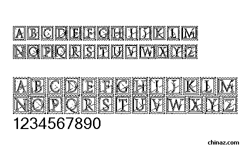 Deco Stamp字体