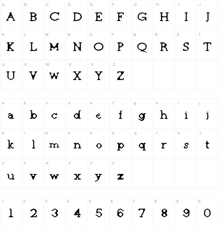 Deskomora字体