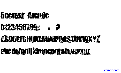 Docteur Atomic字体