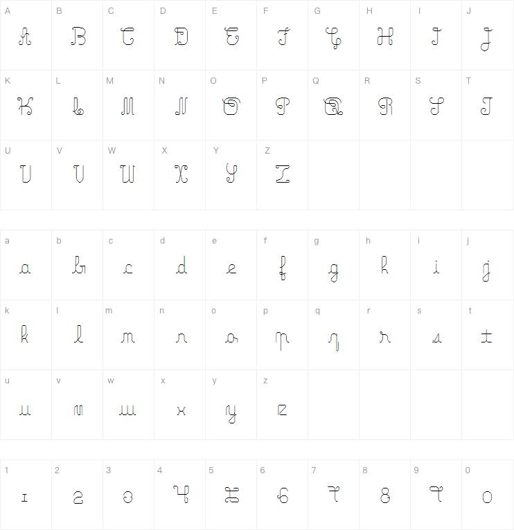 Familytree字体