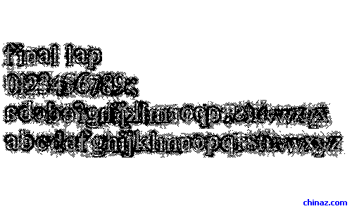 final lap字体