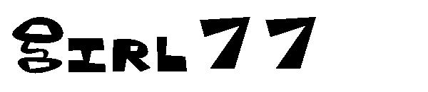 Girl77字体