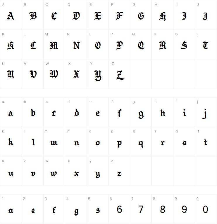 Gothballcrap字体