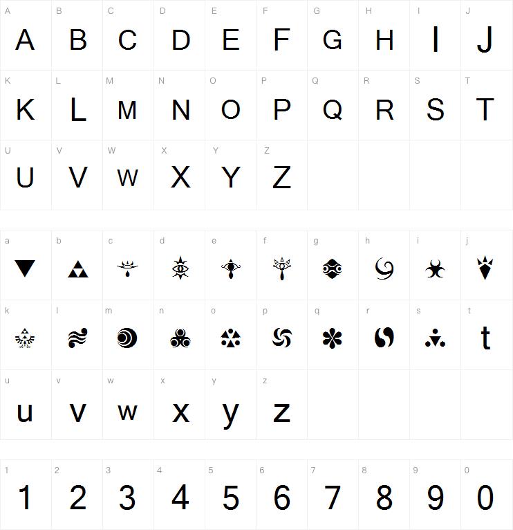 Hyliansymbols字体