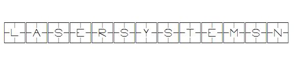 LasersystemsN字体