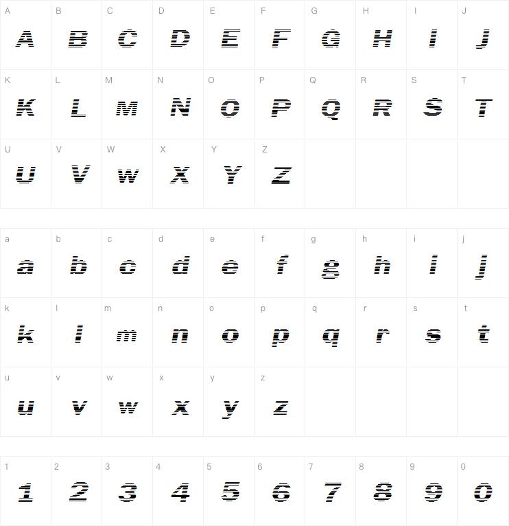Linearbeam字体