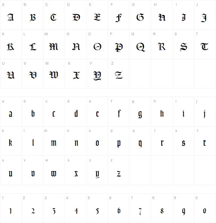 Lohengrin字体