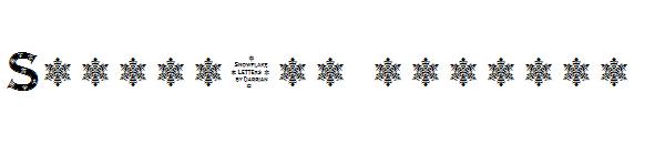 Snowflake letters