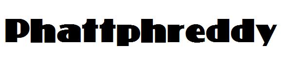 Phattphreddy字体