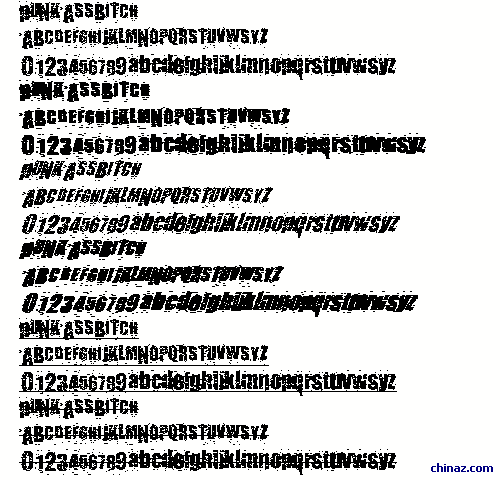 pUNKASSBITCH字体