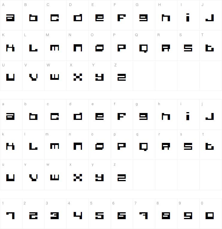Quadrron字体