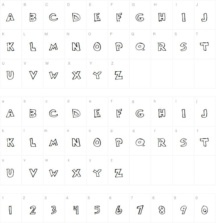 Scrawllefe字体