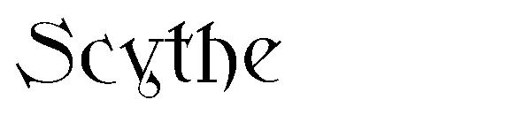 Scythe字体