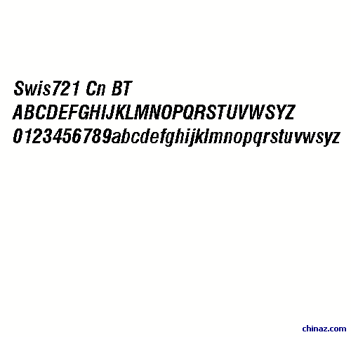 Swis721 Cn BT字体