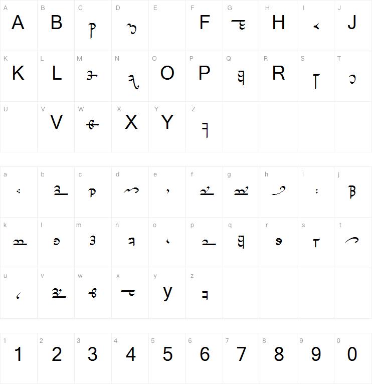 Tirionsarati字体
