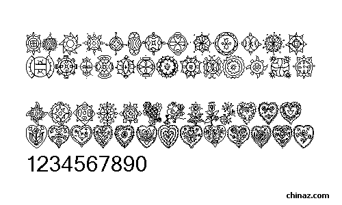 Treasury of design字体