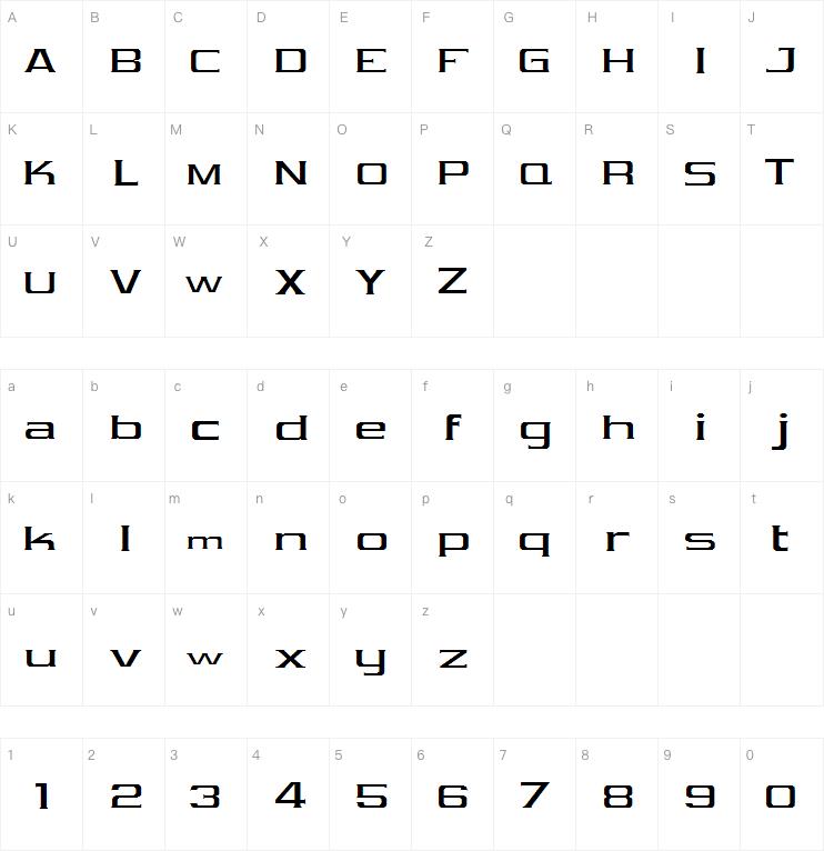 Vibrocentric字体