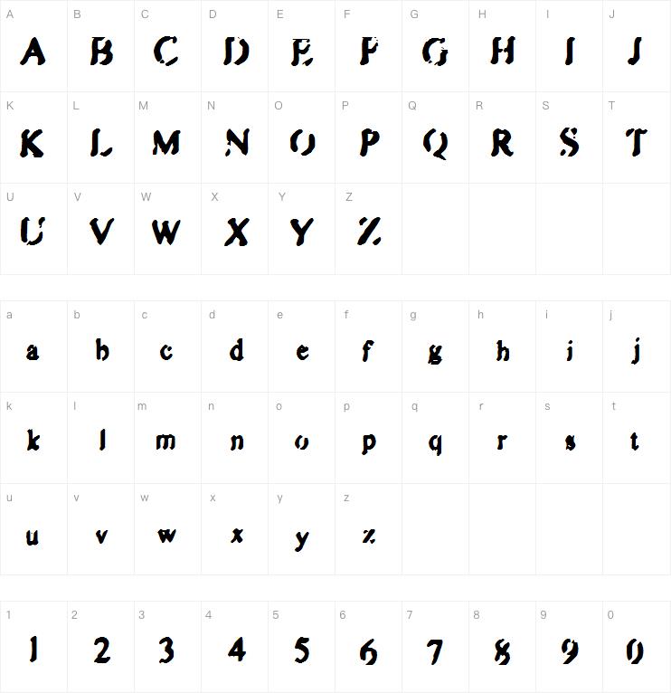 Zipplebold字体