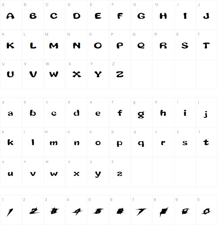 CONCRETE字体