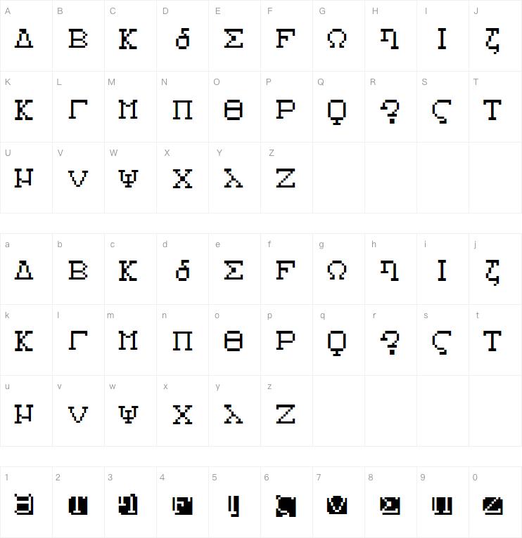 alphabeta字体