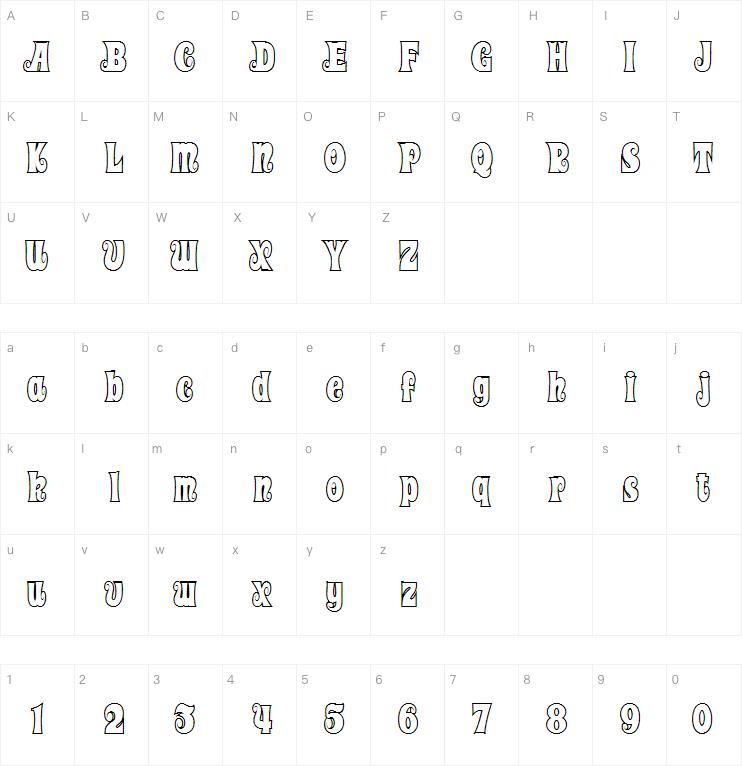BOBOBLACK字体