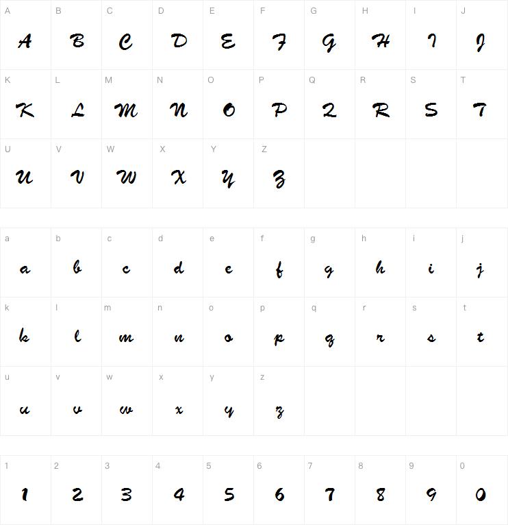 DELRAY字体