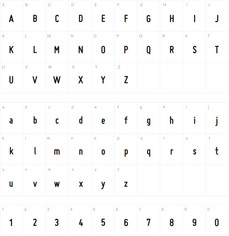 MISO-typeface字体