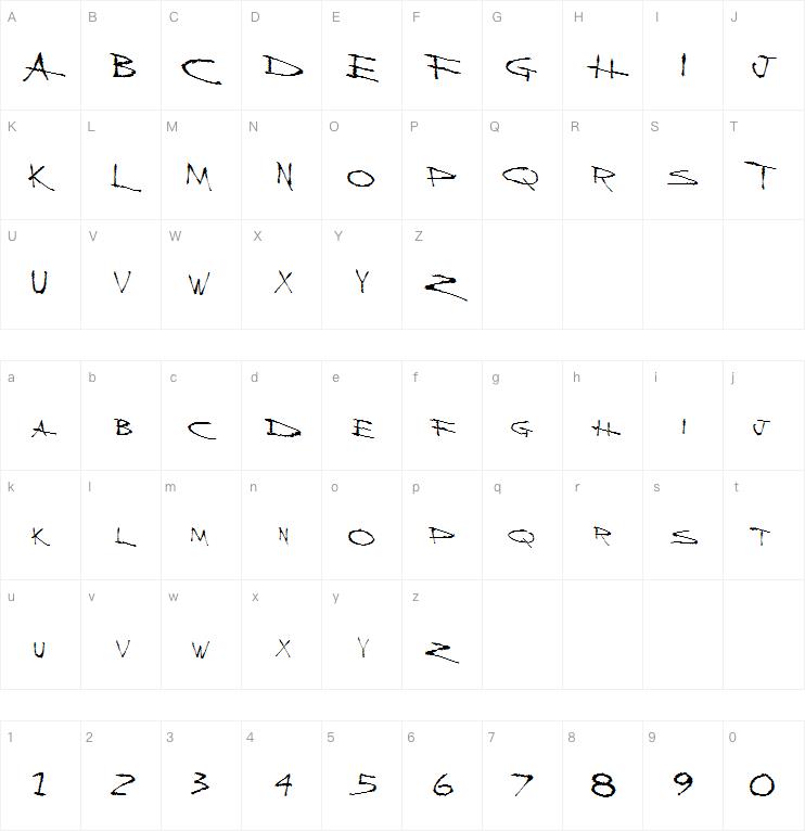 BACKSCRATCH字体