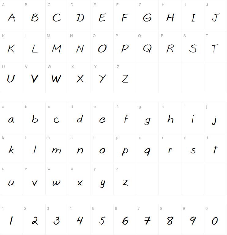 Goobascript字体