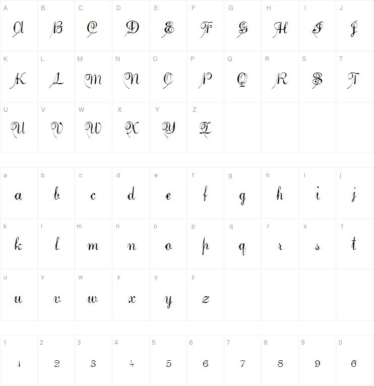 ZILPAH字体