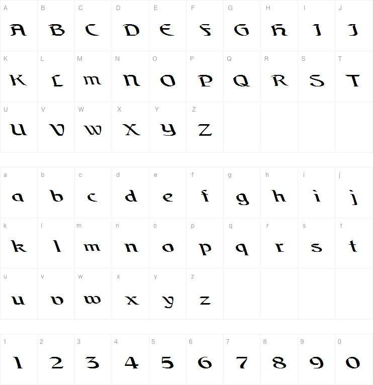 BRAINCHILD字体