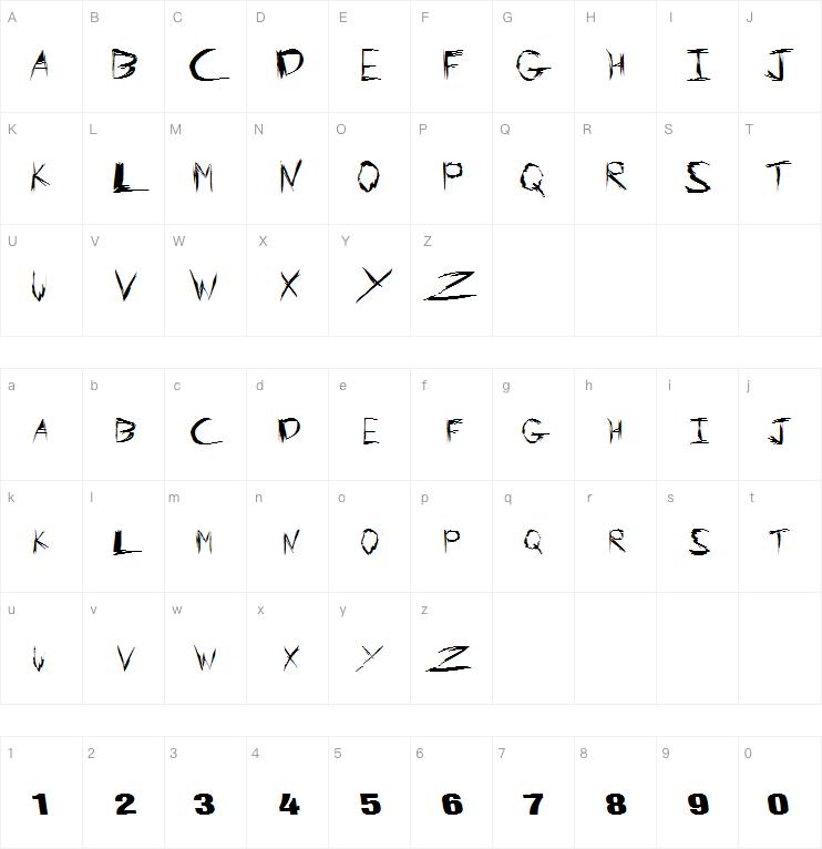 CHARISMA字体
