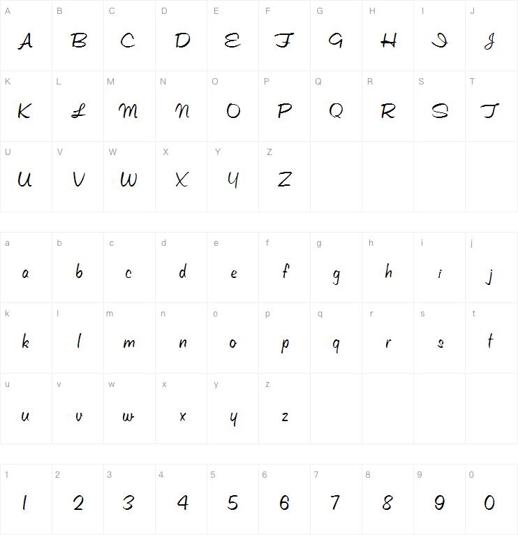 WELLOILED字体