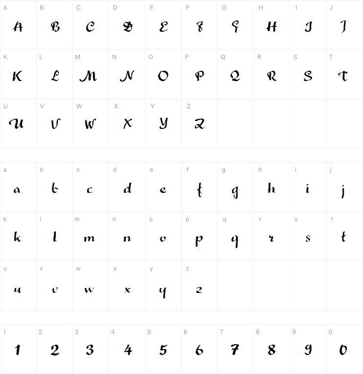 AMERICAN字体