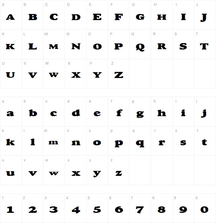 HUMID字体