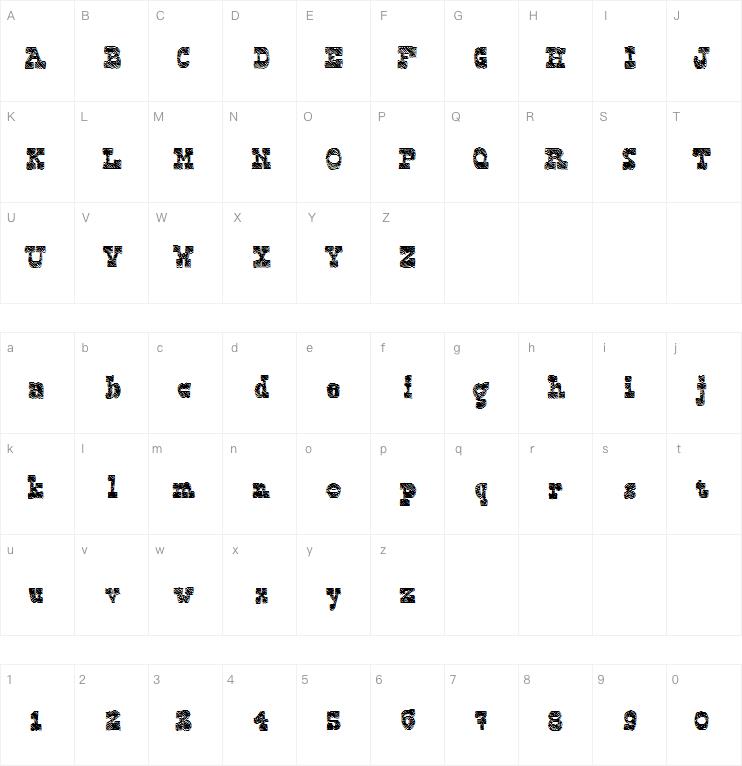 Blockography字体