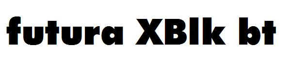 futura XBlk bt字体下载