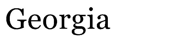 Georgia字体