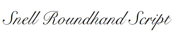 Snell Roundhand Script