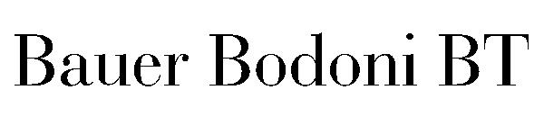 Bauer Bodoni BT字体