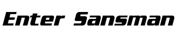 Enter Sansman字体下载