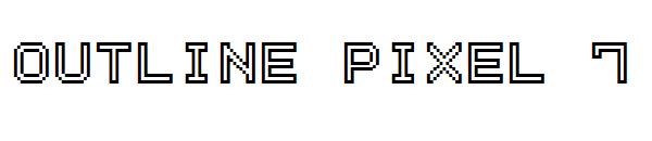 Outline pixel 7字体下载