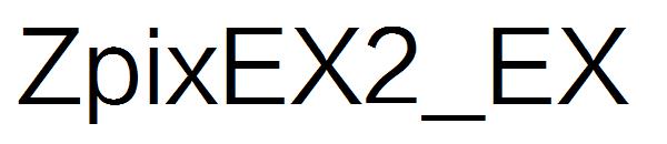 ZpixEX2_EX字体下载