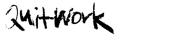 QuitWork字体