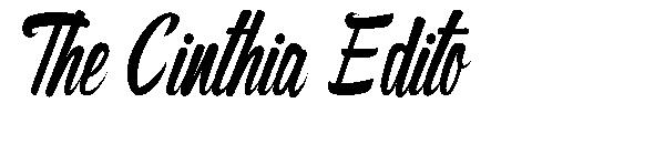 The Cinthia Edito字体
