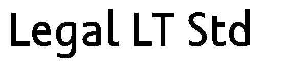 Legal LT Std字体