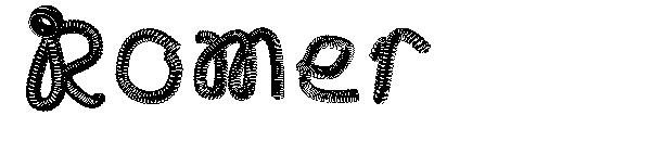 Romer字体