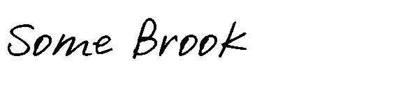 Some Brook字体