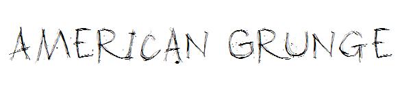 American Grunge字体