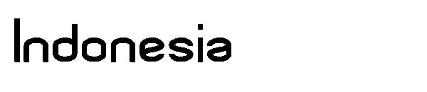 Indonesia字体